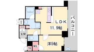ジェイグラン新長田の間取り画像