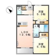 ORUTE東野の間取り画像
