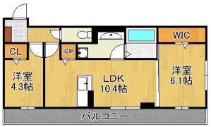 ルシオル鞘ヶ谷の間取り画像