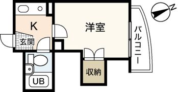 メープル琥珀の間取り画像
