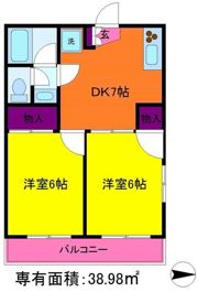 ドミールボナールの間取り画像