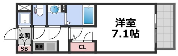 ファーストフィオーレ大阪城イーストの間取り画像