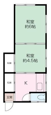 中原コーポラス2の間取り画像