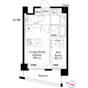 343レジデンス品川（オープンレジデンシア）の間取り画像