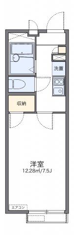 レオパレスあづま坂の間取り画像