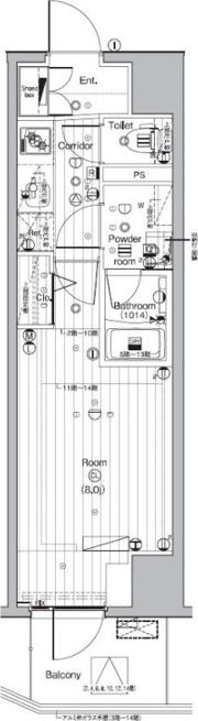 PREMIUMCUBE池袋要町の間取り画像