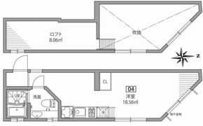 グランエッグス大崎Eの間取り画像