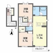 シャーメゾン東花尻の間取り画像