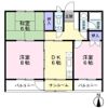 朝菜ハイツの間取り画像