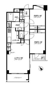 ジェイパーク戸越銀座ブランシェールの間取り画像