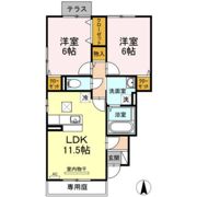ウィット北久米 A棟の間取り画像