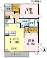 Raffine大坪の間取り画像