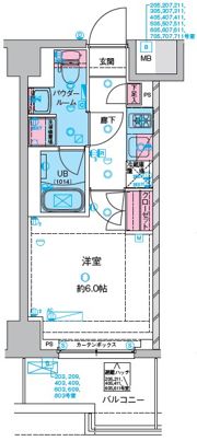 GENOVIA川口元郷の間取り画像