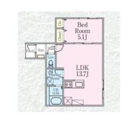 デベルト立花の間取り画像