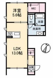 シャーメゾン東霞の間取り画像