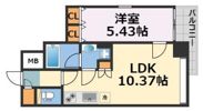 プレジオ難波ASIANの間取り画像