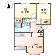ルナ フレアの間取り画像
