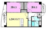 ブライムマンションはなみずきの間取り画像