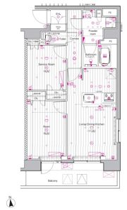 PREMIUM CUBE 上野の間取り画像