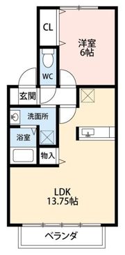 サンモールフジの間取り画像