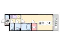 エスリード神戸ハーバーテラスの間取り画像