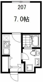 フォセット南行徳の間取り画像