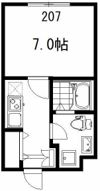 フォセット南行徳の間取り画像