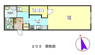 町家敷 壱番館の間取り画像