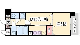 M'sレジデンス神戸の間取り画像