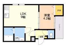 Alphy Courtの間取り画像