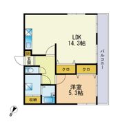 岩崎コーポの間取り画像