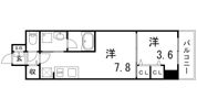 クロスレジデンス神戸元町の間取り画像