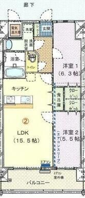 ブライムタワー古川の間取り画像