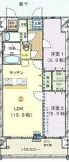 ブライムタワー古川の間取り画像