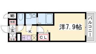 エスリード神戸海岸通の間取り画像