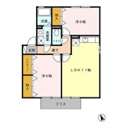 ラ フォーレ光 A棟の間取り画像