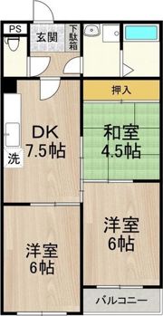 ハウスオブローゼIIIの間取り画像