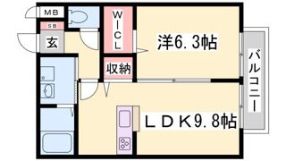 カートル・セゾン2の間取り画像