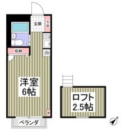 スカイビュー四谷の間取り画像