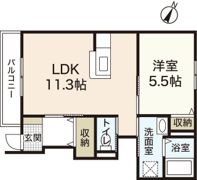 メゾンK・Hの間取り画像