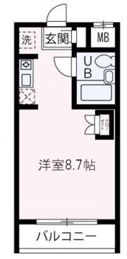 シャトレーヌ志木の間取り画像