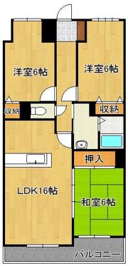 サンパーク通谷II 104号の間取り画像