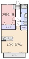 ウッディバードA棟の間取り画像