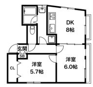 UCメゾンの間取り画像