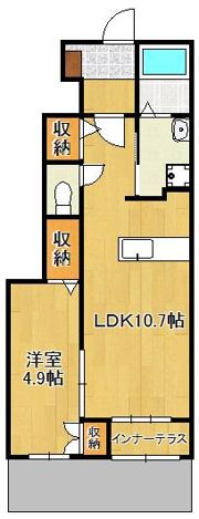 サウスボナール東山の間取り画像