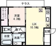 Ribera Square A棟の間取り画像