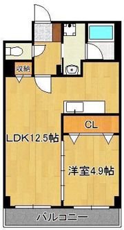 エスズイン葛原の間取り画像