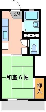 ミディハイツの間取り画像