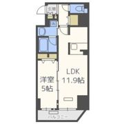 プレサンス阿波座駅前の間取り画像