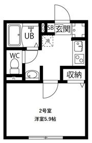 Black Dia 南越谷の間取り画像